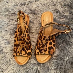 Leopard heels